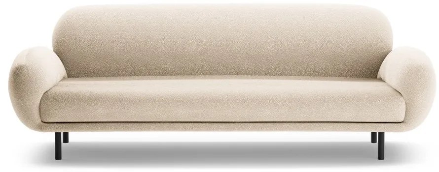 Beżowa sofa z materiału bouclé 208 cm Poppy – Micadoni