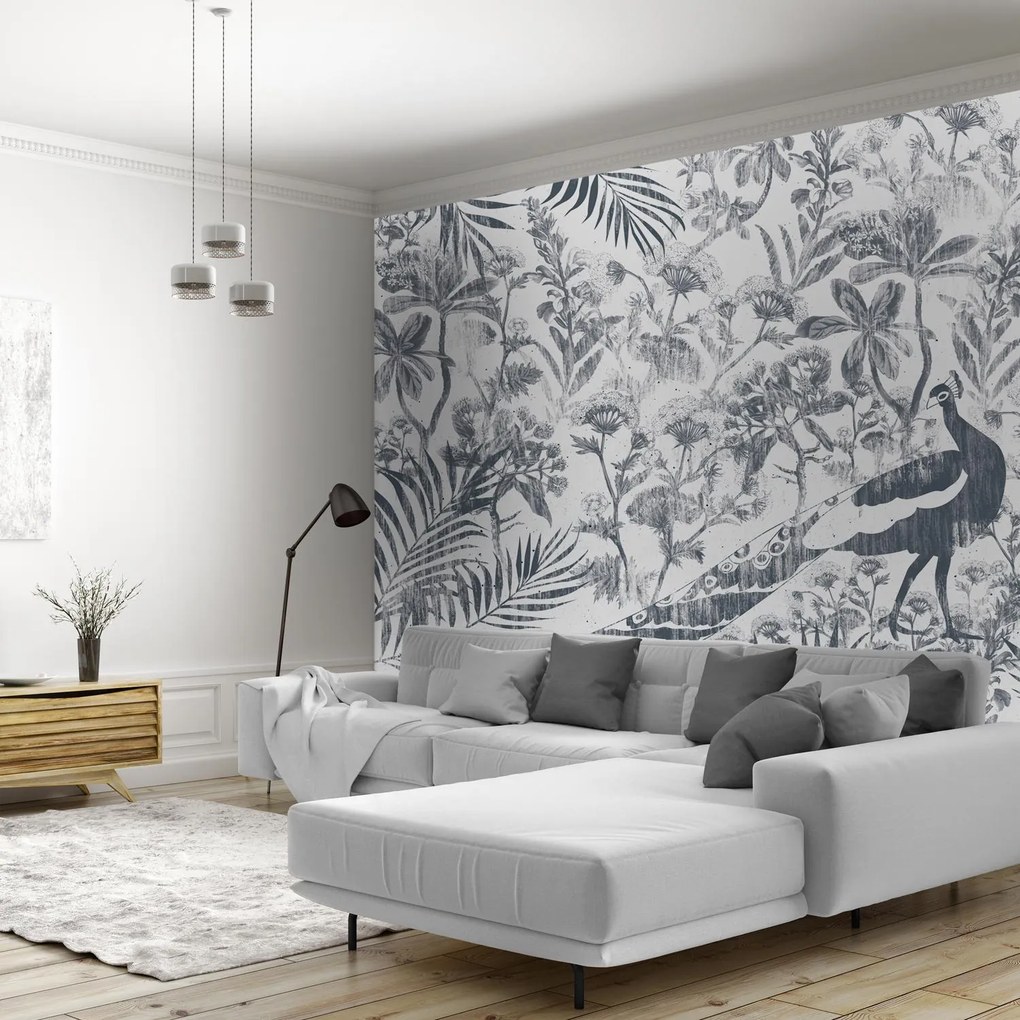 Fototapeta - Zamkowy ogród (196x136 cm)
