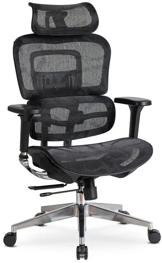 Ergonomiczny regulowany fotel biurowy z zagłówkiem C9-R59