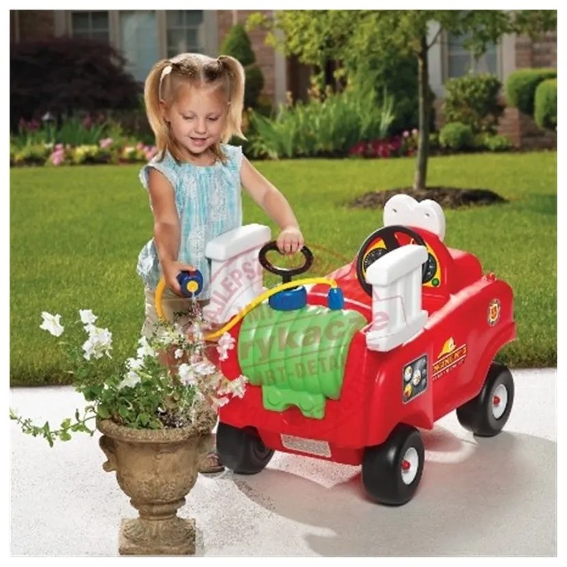Little tikes jeździk straż pożarna z pompką