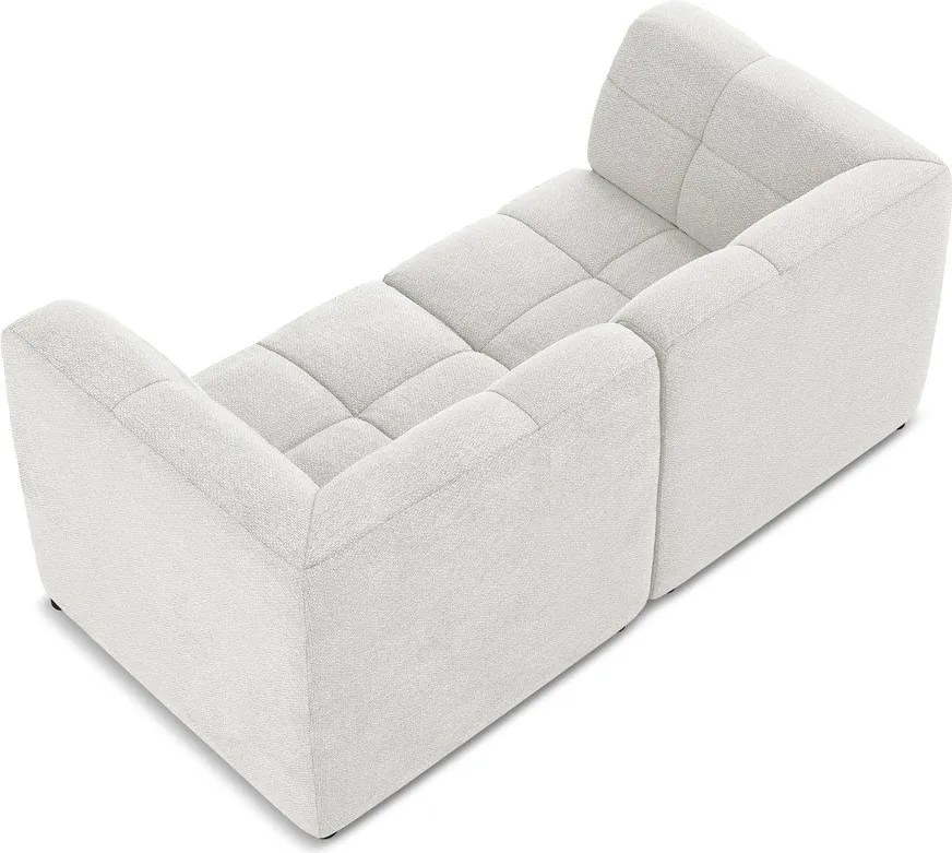 Biała sofa z materiału bouclé 180 cm Aloha – Makamii