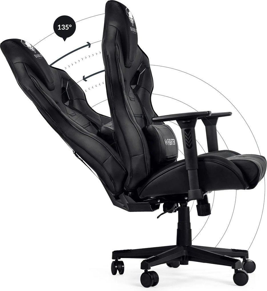Fotel do gamingu Diablo X-Fighter Normal Size czarny