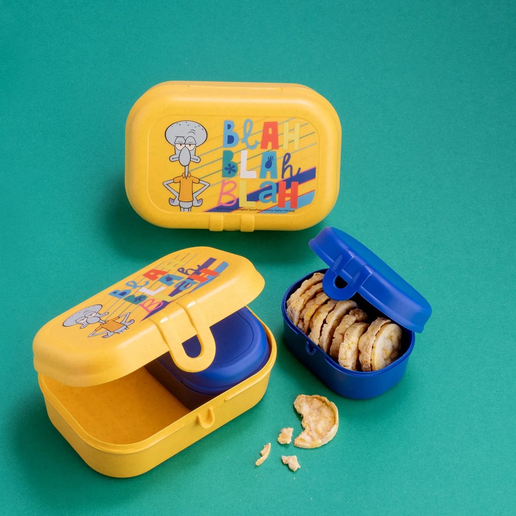 Śniadaniówka z 2 pojemniczkami Pascal Ready Mini SpongeBob, KOZIOL