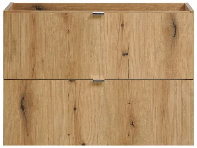Szafka pod umywalkę z szufladami w kolorze dąb - Dafo 11X 80 cm