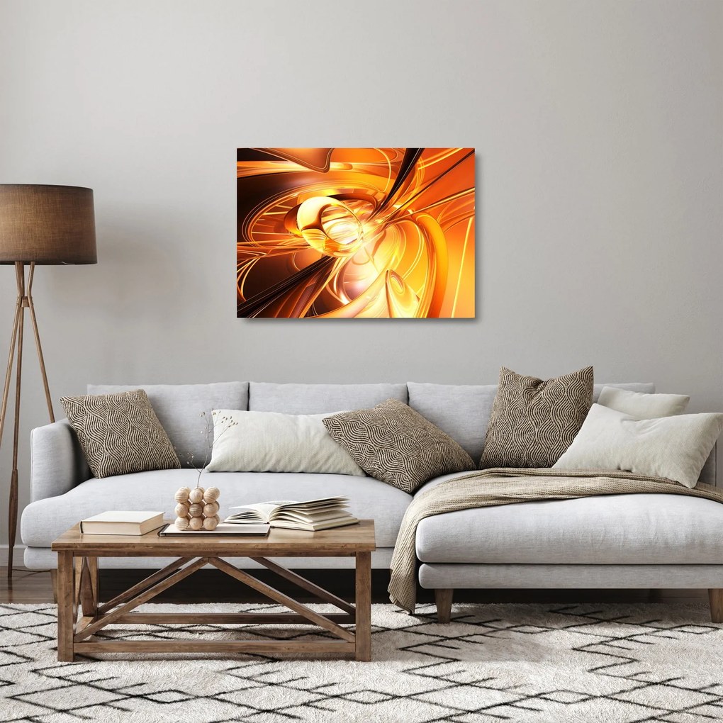 Obraz na szkle abstrakcji (70x50 cm)