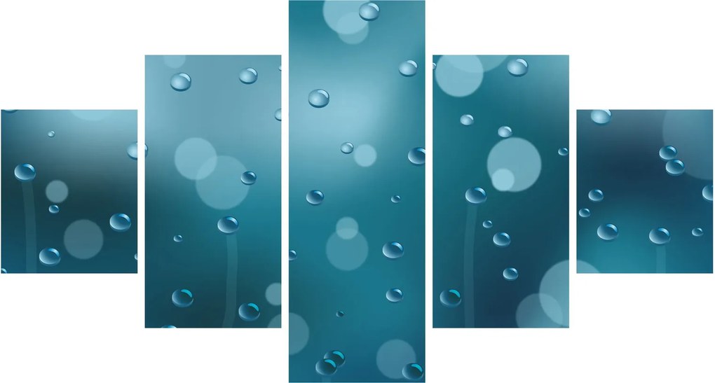 Obraz kropelek (125x70 cm)