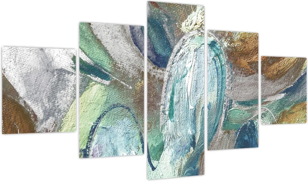 Obraz - Abstrakcyjny obraz postaci (125x70 cm)