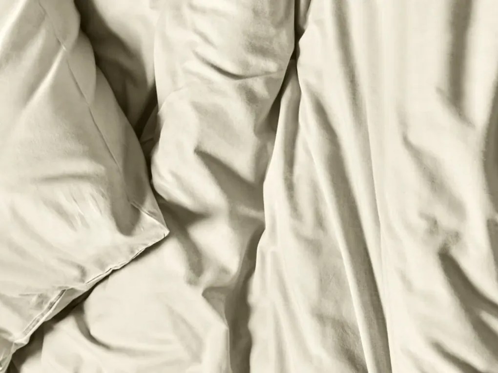 PrzytulneMieszkanie.pl PrzytulneMieszkanie.pl Bawełniana pościel CALMORA jasno beżowa Rozmiar pościeli: 2 szt 70 x 90 cm | 160 x 220 cm