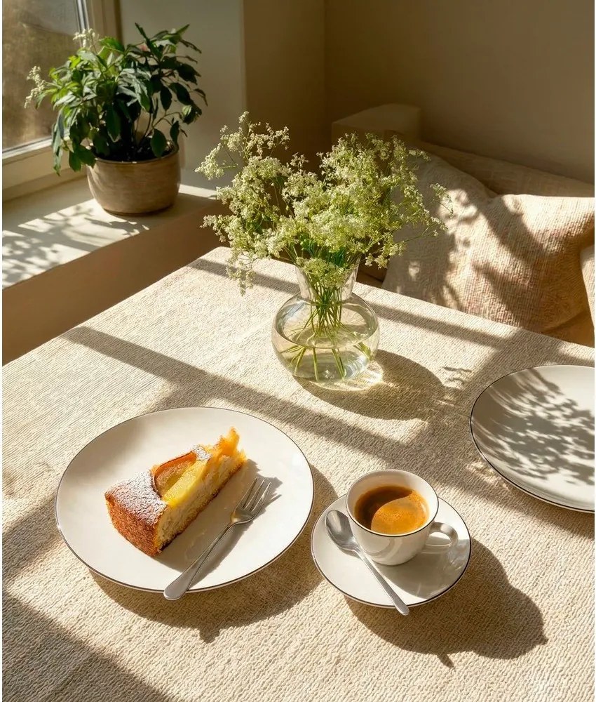 Biała porcelanowa filiżanka na espresso 100 ml Decora – Orion