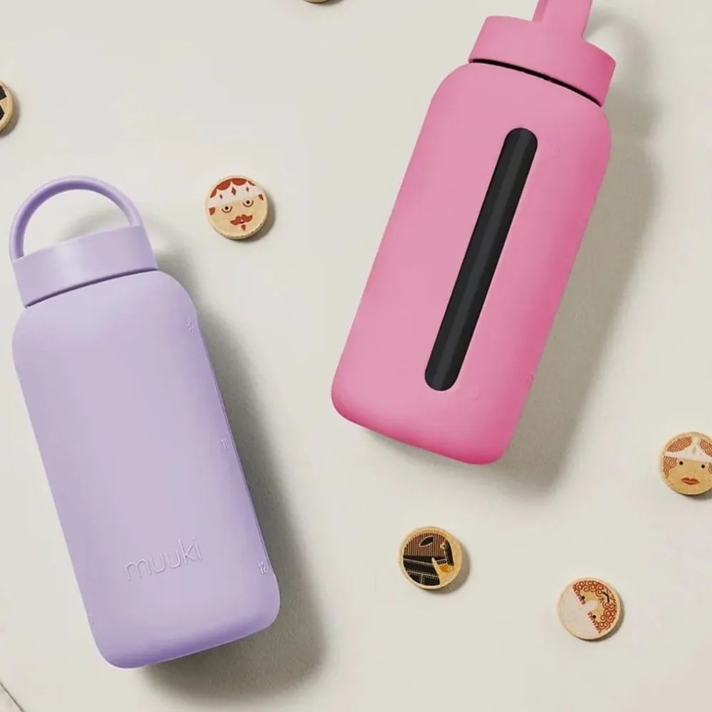 Różowa butelka podróżna 720 ml Flamingo Pink – Muuki