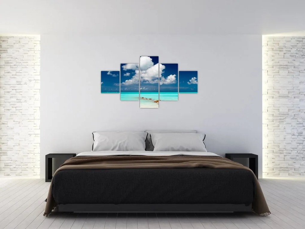 Obraz - Tropikalna plaża (125x70 cm)