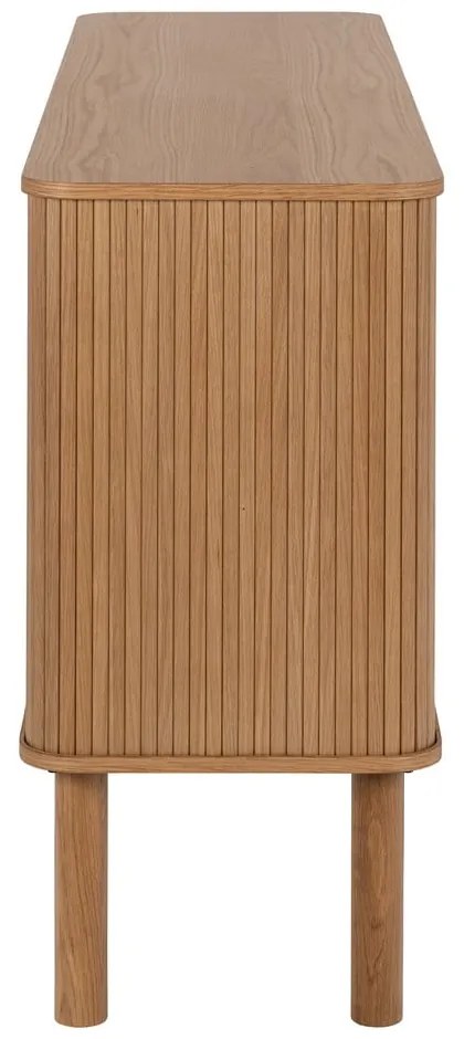 Niska komoda w dekorze dębu z drzwiami przesuwnymi 160x80 cm Langley – Actona