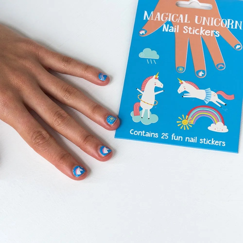 Zestaw kreatywny Magical Unicorn – Nail stickers – Rex London