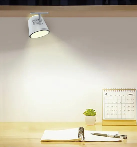 Wielofunkcyjna biała dotykowa lampka LED- M012 E4-W64