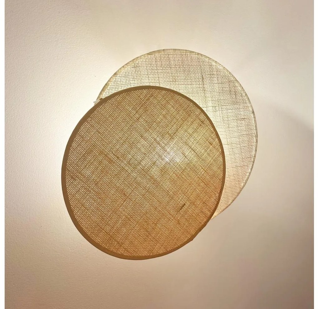 Brilagi - Lampa ścienna CIRCLES 1xE27/15W/230V 45x45 cm beż/krem