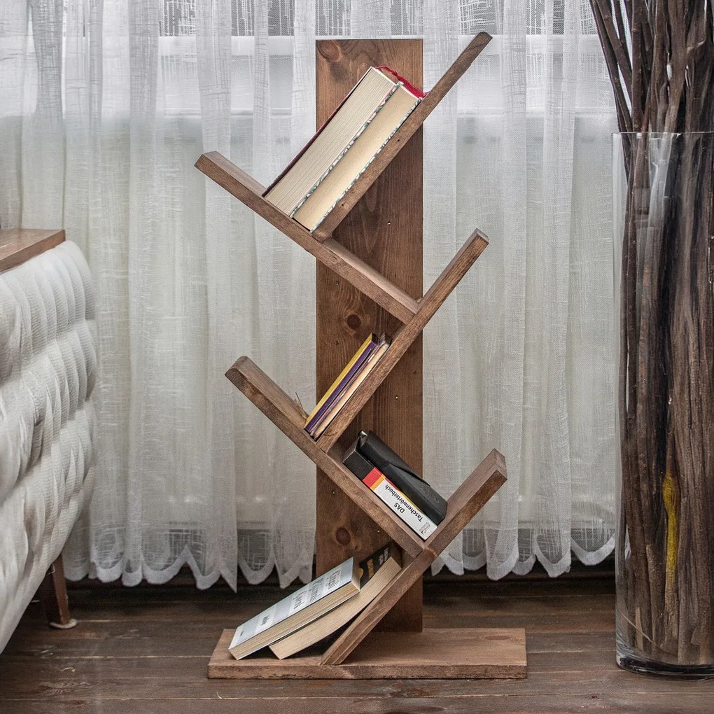 Biblioteczka Cemo Wooden Walnut