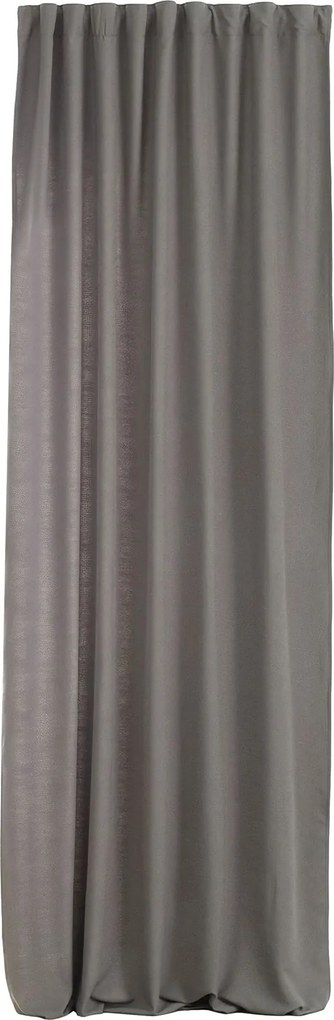 Zasłona BASIC na taśmie marszczącej 140x280cm ciemnoszary 1 szt.