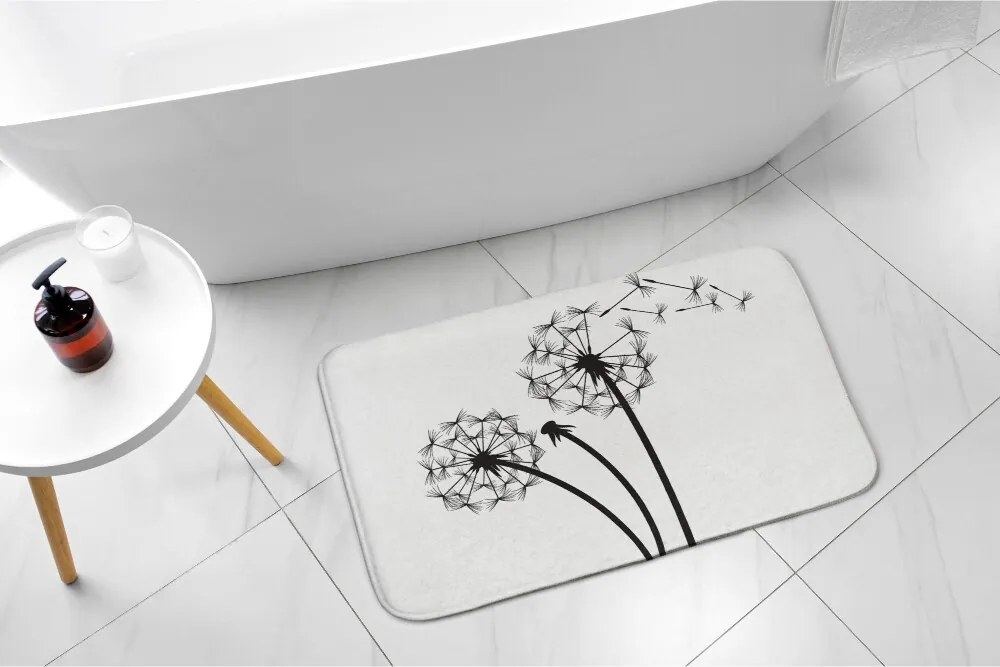Dywanik łazienkowy Dywanik łazienkowy Dmuchawiec Kwiaty