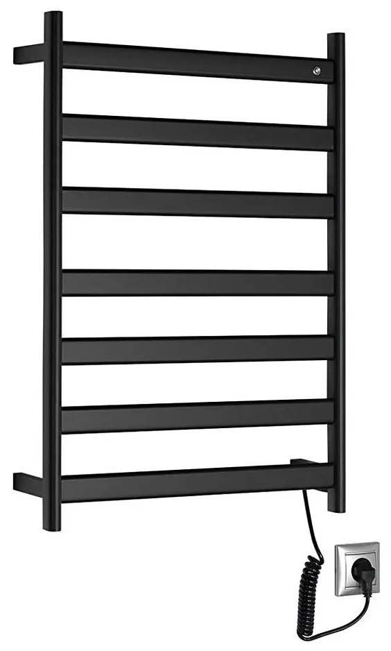 Sapho - Elektryczny suszacz na ręczniki ELIAS 105W/230V 49x73 cm matowa czerń