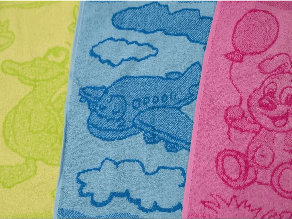 Ręcznik dziecięcy BEBE kot żółty 30x50 cm