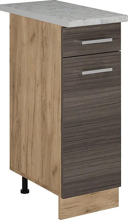 Szafka dolna do kuchni szlachetna szarość 30x60x81.6 r-line