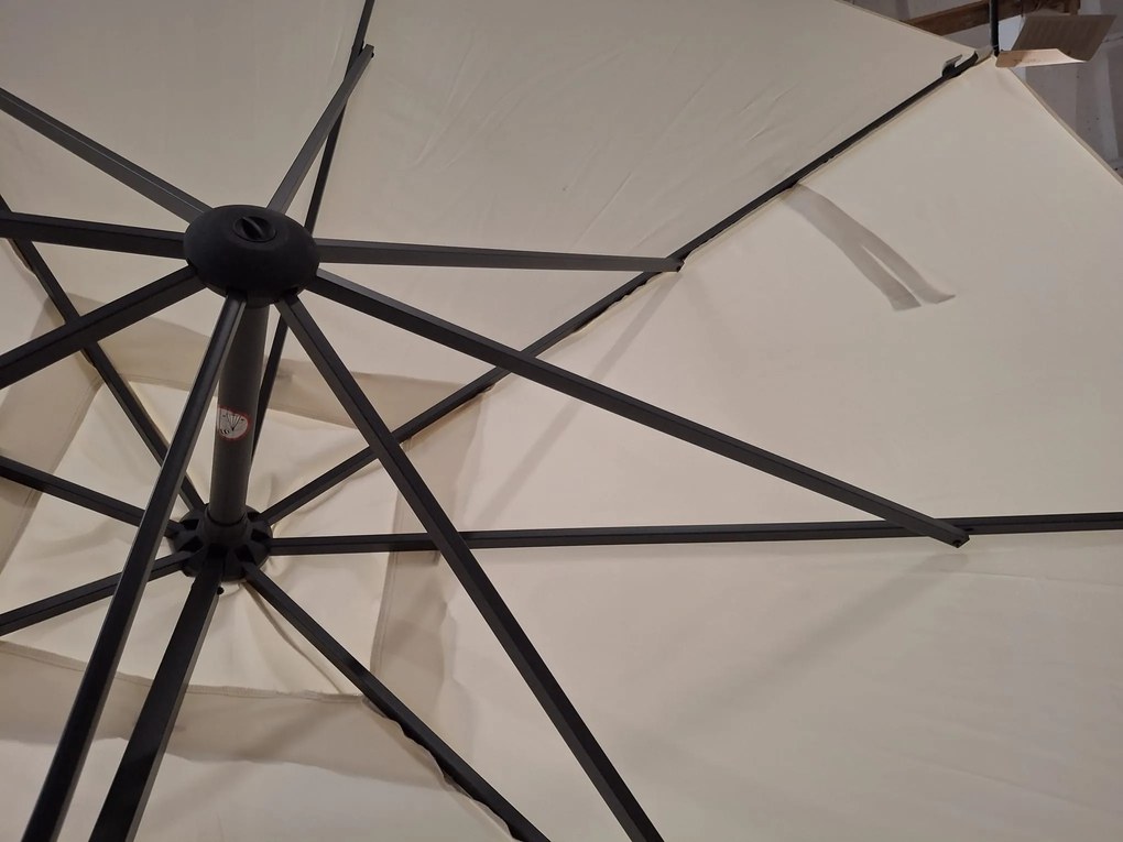DERBY DX 280 x 280 cm – parasol ogrodowy z boczną nogą - Towar z drobną wadą (S332)