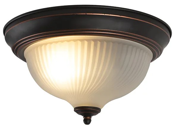 Klasyczna lampa sufitowa brązowy opal - Classico klasyczny/Antyczny Oswietlenie wewnetrzne
