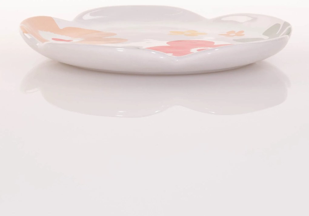 Talerz kwiat CRYSANTO, ceramiczny, Ø 21 cm