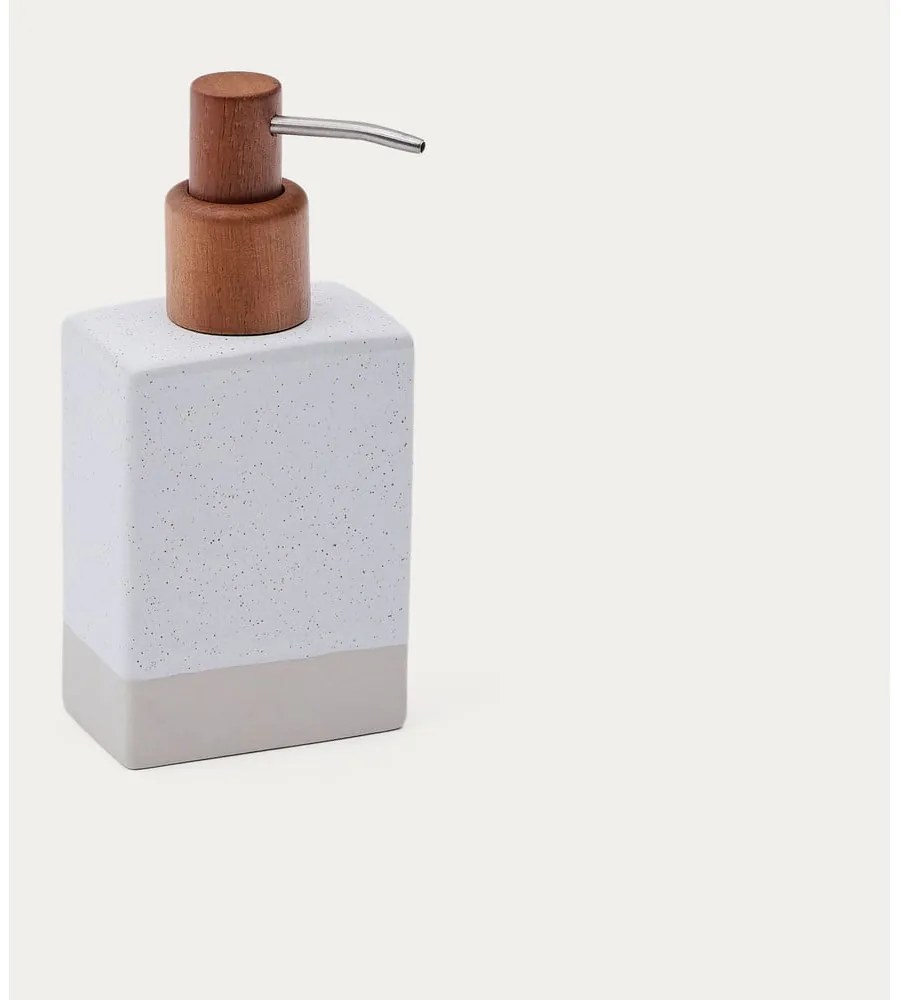 Kremowy ceramiczny dozownik do mydła 650 ml Careli – Kave Home