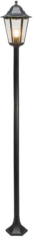 Klasyczna lampa stojąca zewnętrzna czarna 170 cm IP44 - New Orleans 1