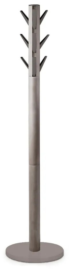 Szary wieszak z drewna kauczukowego Flapper – Umbra