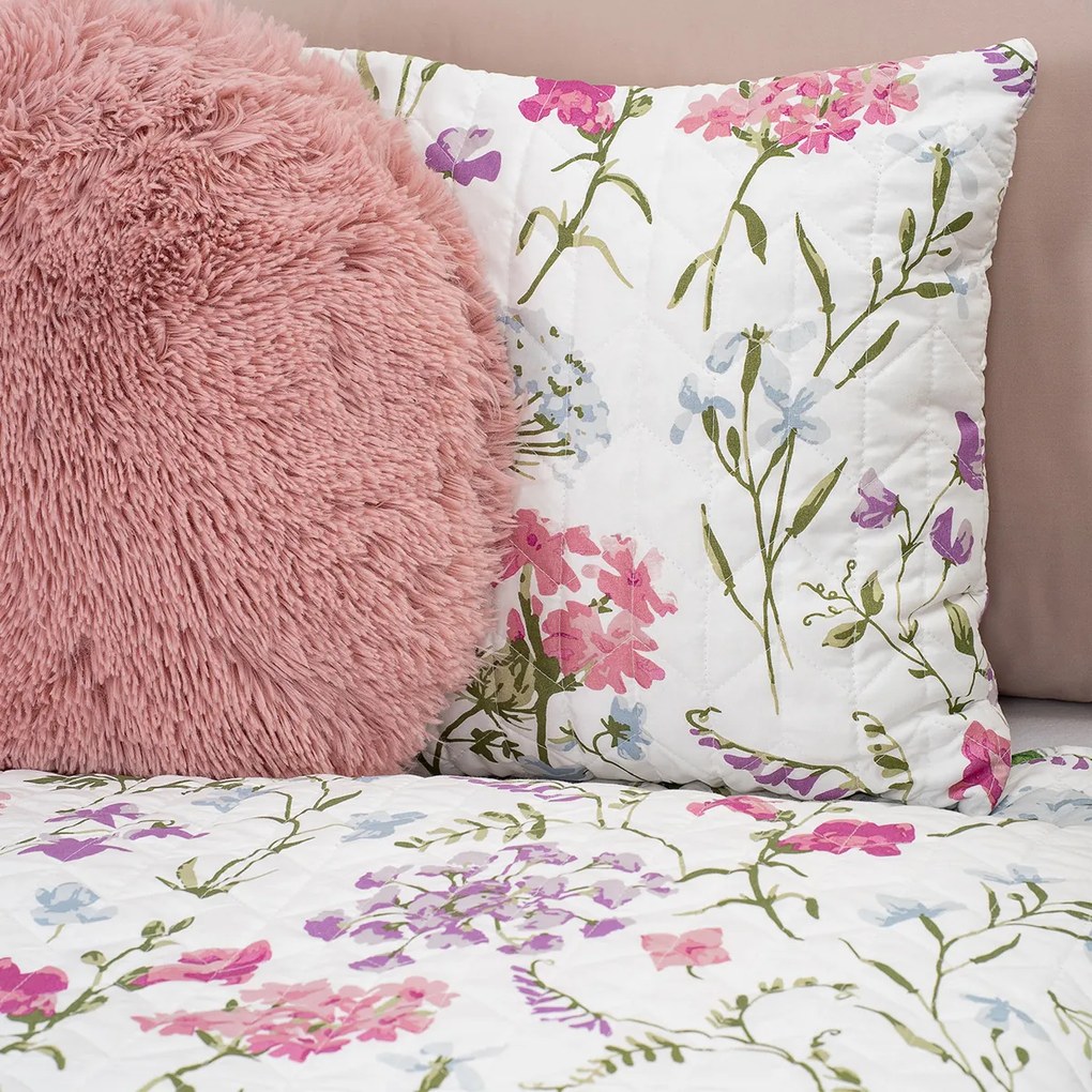 4Home Narzuta na łóżko Spring meadow, 220 x 240 cm + 2x 40 x 40 cm