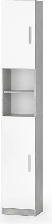 Szafka łazienkowa beton 32x25.8x190 luis