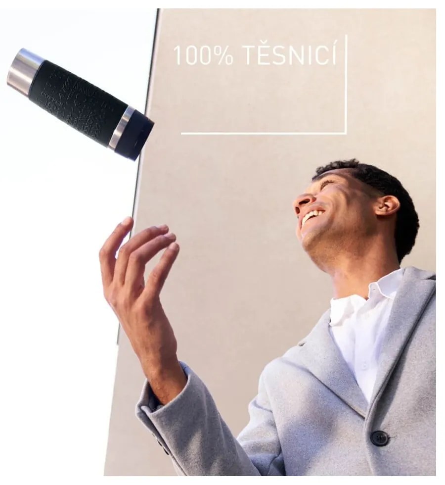 Czarny kubek podróżny 360 ml – Tefal