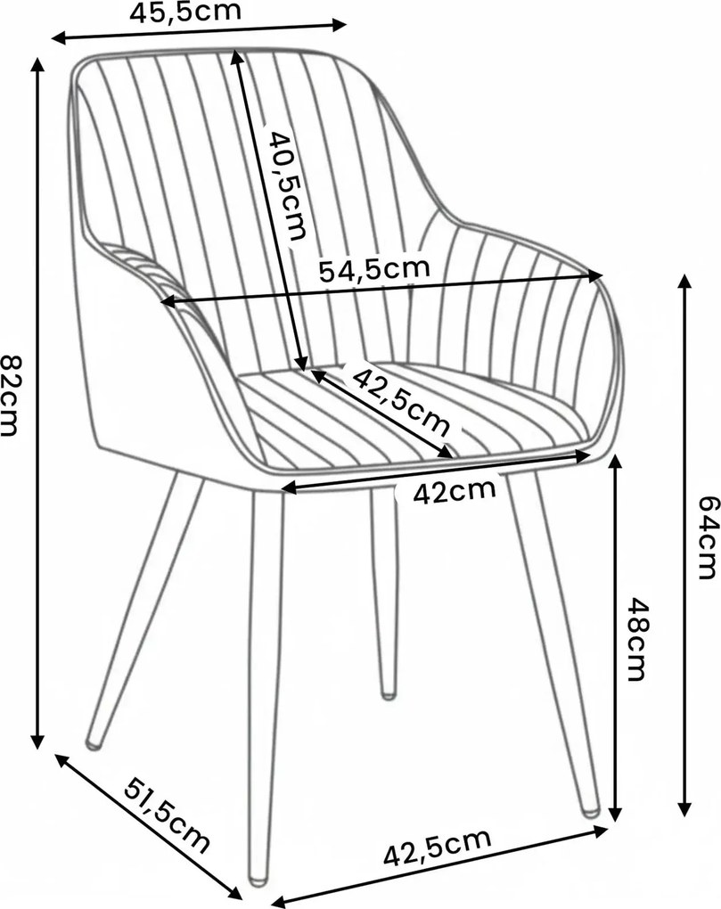 Zestaw 6 zielonych krzeseł pikowanych D4-Z03