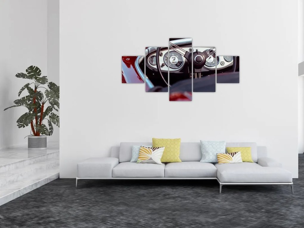 Obraz - Szczegół samochodu (125x70 cm)