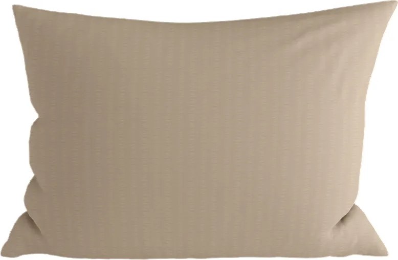 Kreponowa poszewka na poduszkę STANDO 50x70 cm jasnobrązowy