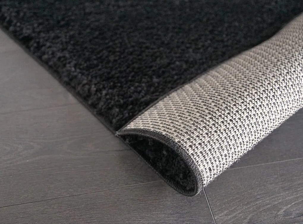 Dywan shaggy Best czarny 60 cm x 110 cm