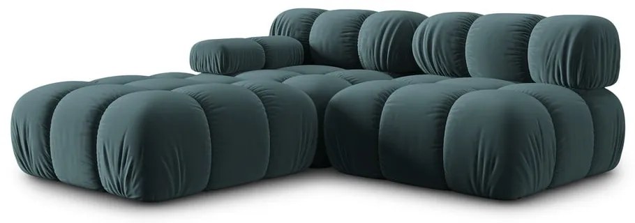 Morska aksamitna sofa 282 cm Bellis – Micadoni Home