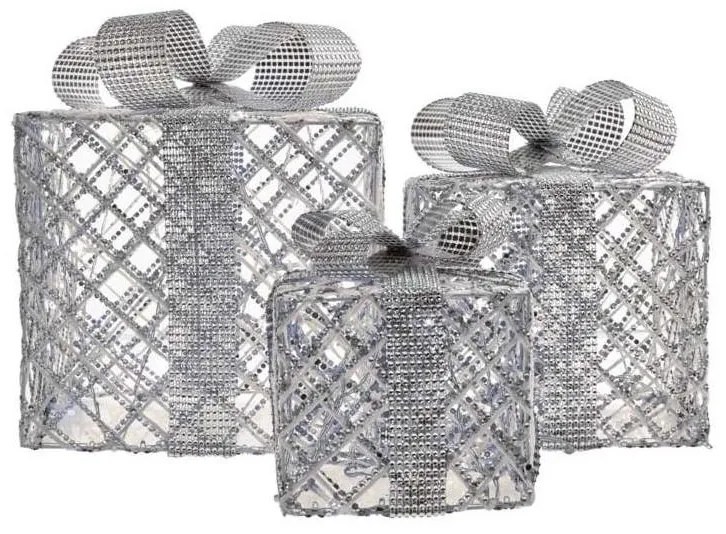 LED Dekoracja bożonarodzeniowa 72xLED/1,35W/230V srebrna