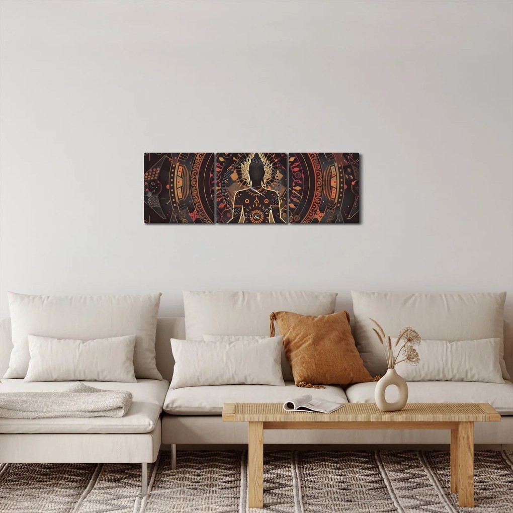 Obraz - Zen (z zegarem) (90x30 cm)