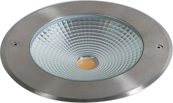 Zestaw 2 nowoczesnych reflektorów gruntowych stalowych z LED 20W - Bridge