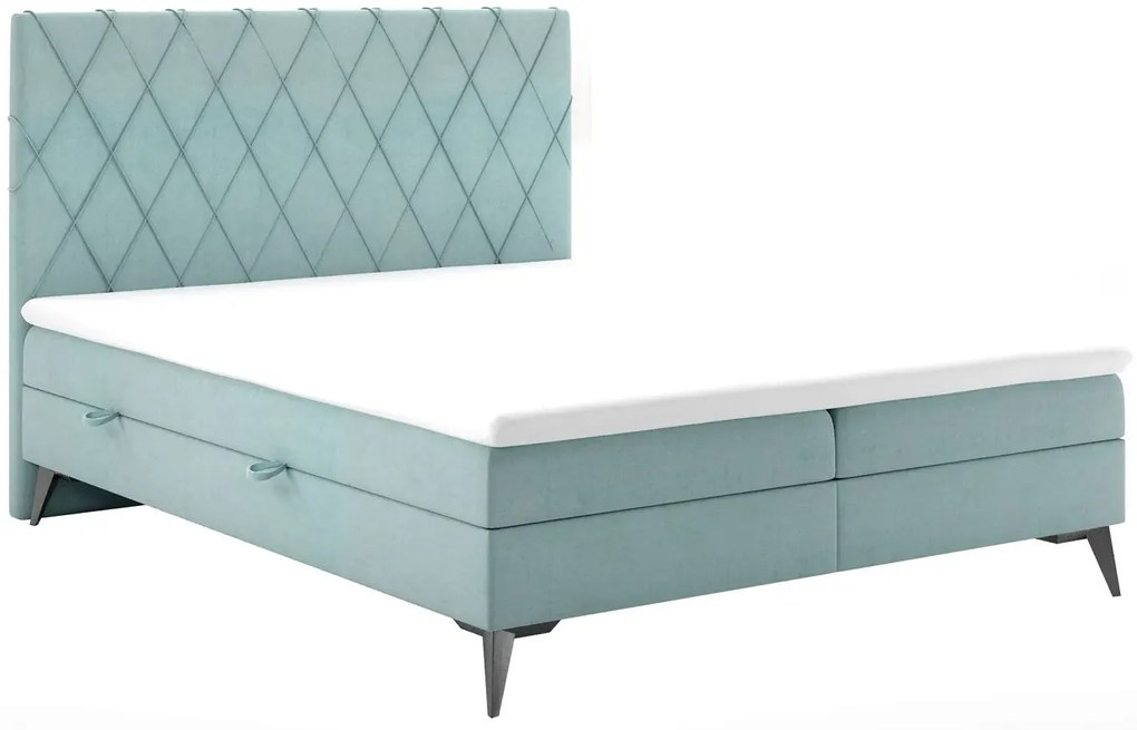 Łóżko dwuosobowe boxspring Tiago 160x200 Winston