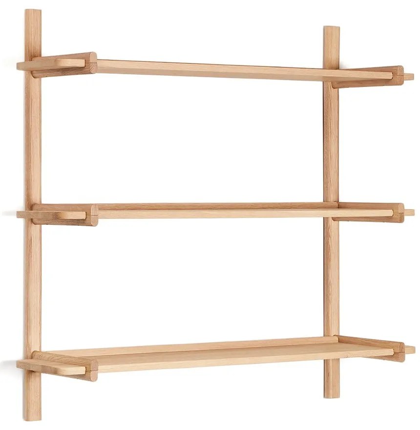 Modułowy system półek z litego drewna dębowego 110x98 cm Sitra – Kave Home