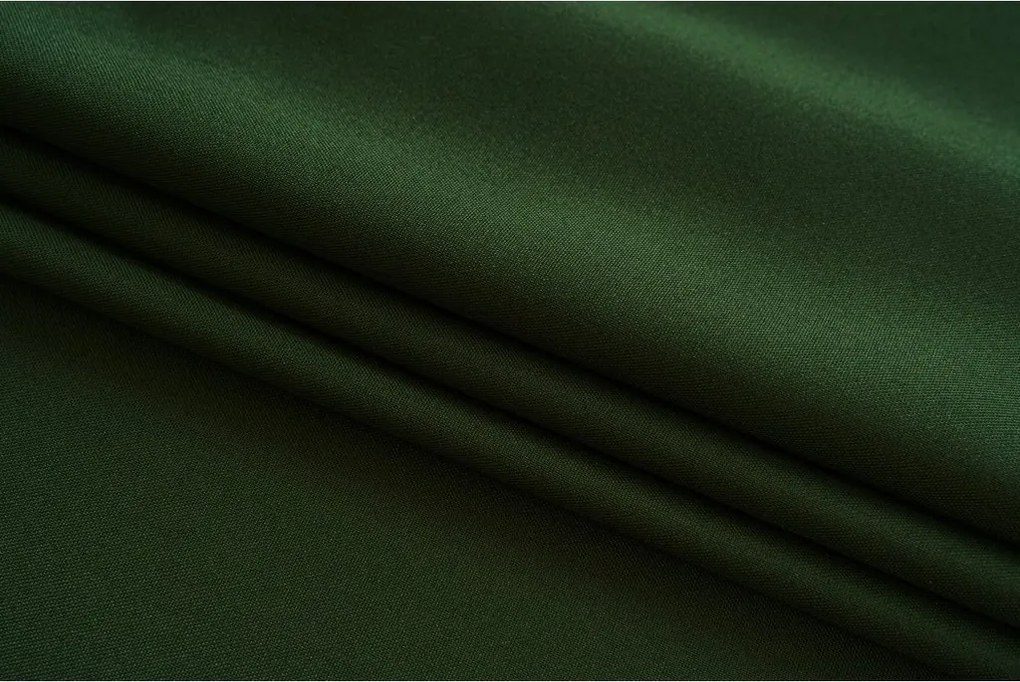Zasłona OXFORD LIGHT 140x270 cm, ciemnozielona Zawieszanie: Taśma z wiązaniami