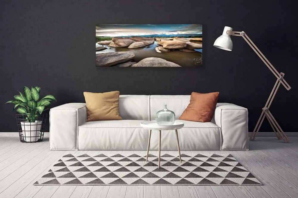 Fotoobraz na płótnie Surowy Pejzaż Skalny