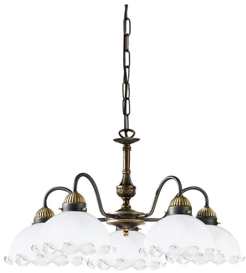 Kolarz 731.85.73 - Żyrandol na łańcuchu NONNA 5xE27/75W/230V