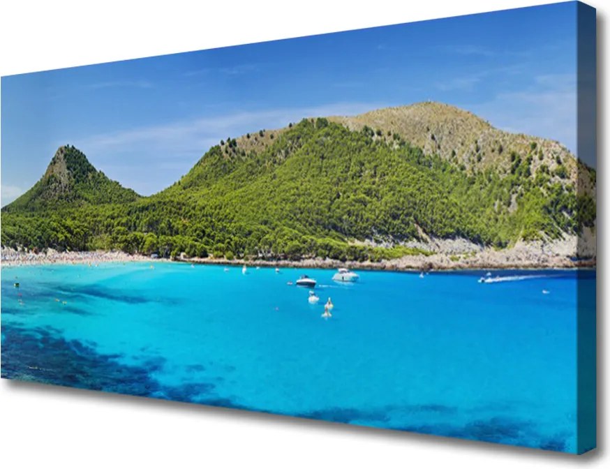 Fotoobraz na płótnie Panorama Rajskiego Wybrzeża