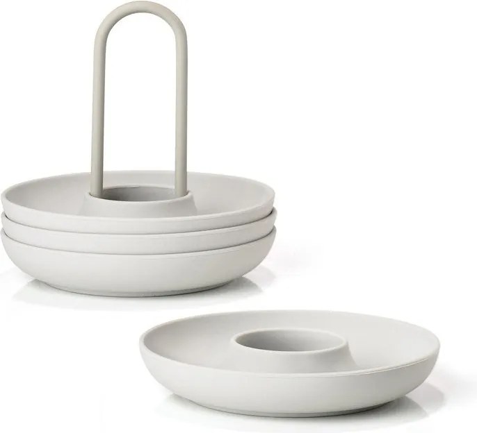 Metalowe kieliszki na jajka zestaw 4 szt. Singles – Zone