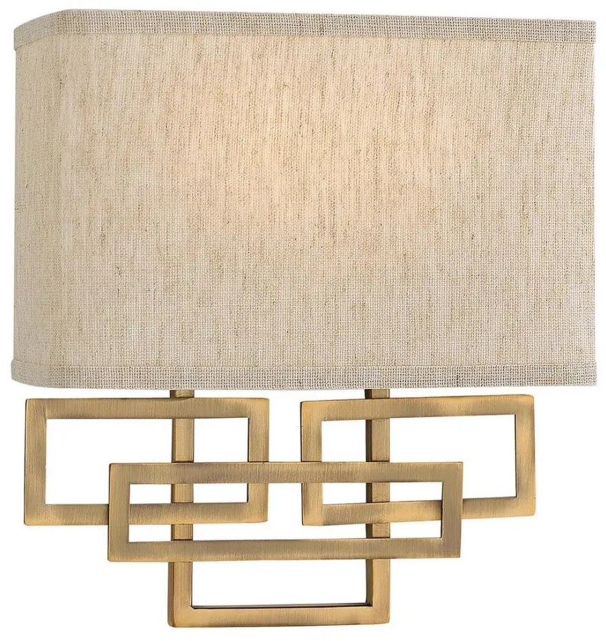 Hinkley HK-LANZA2-BR - Kinkiet LANZA 2xE14/60W/230V, wykończenie brązowe